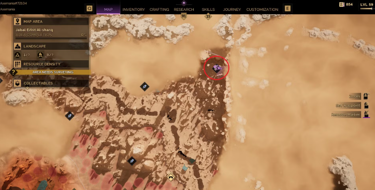 6th trial location dune awakening